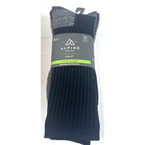 Alpine Design Men’s XL 13-15 Performance Work Crew Socks 3-Pack Multicolor NWT